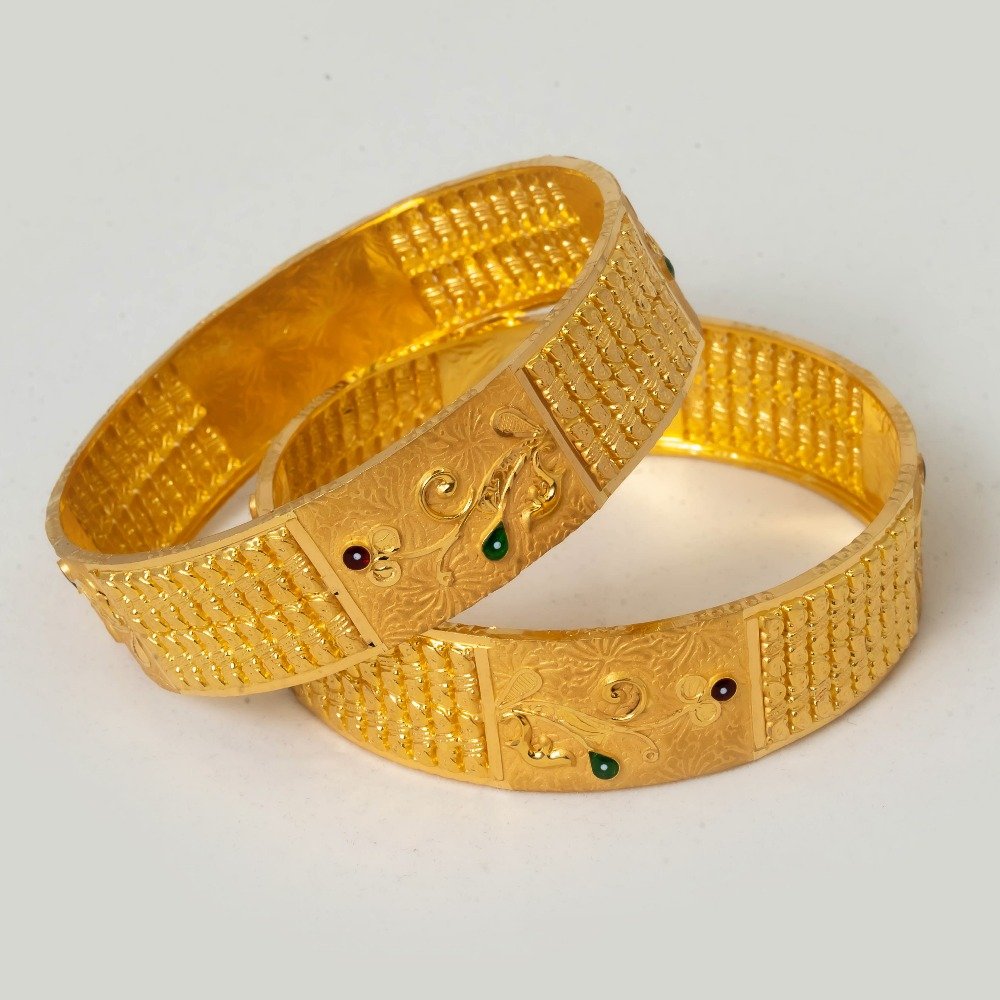 Gold trending design patla bangle